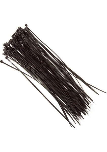 Powermaster 20 cm 3.6 mm Siyah Kablo Baği (100'lü Paket) Byr