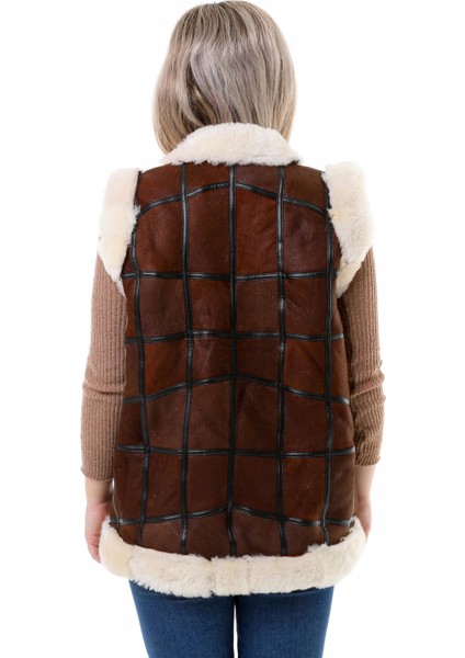 Hakiki Deri Kadın Kürklü Yelek indirimleri