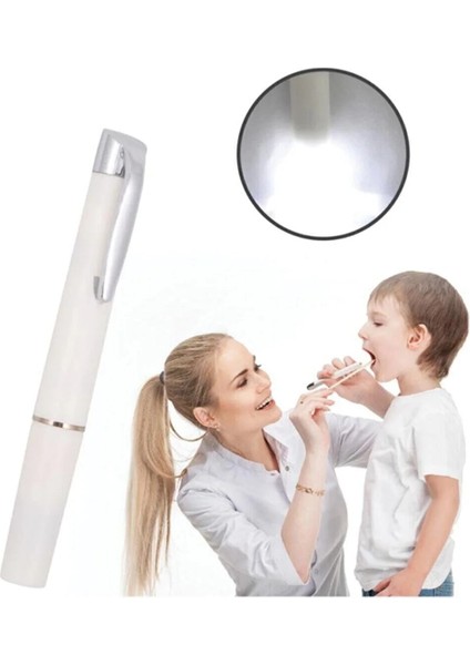 Doktor Muayene Işık Kalemi - Göz Feneri Cep Tipi Muayene Işığı LED - Penlight - 2 Adet modelleri