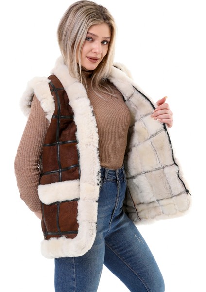 Hakiki Deri Kadın Kürklü Yelek fiyatları