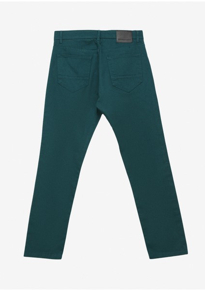 Normal Bel Boru Paça Comfort Fit Petrol Erkek Pantolon 4A0124100062 fiyatları