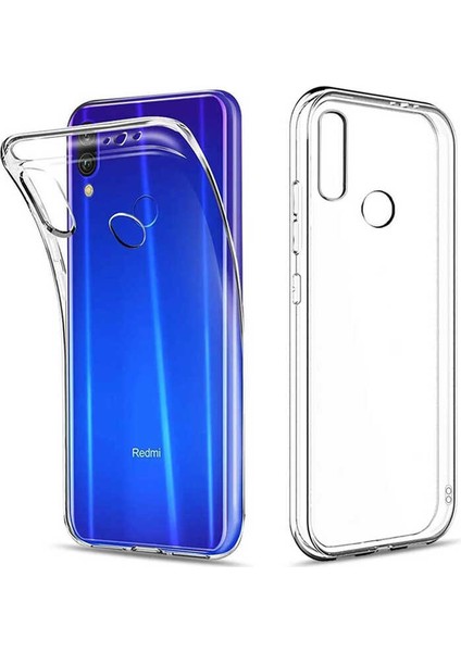 Xiaomi Redmi Note 7 Kılıf Kamera Korumalı Şeffaf Süper Silikon Kapak