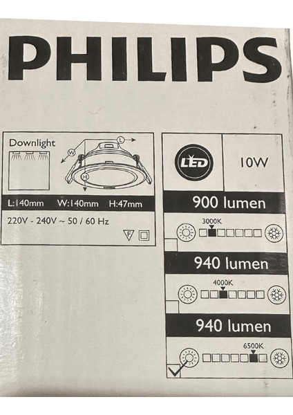 10W 6500K Beyaz LED Sıva Altı Spot fırsatları