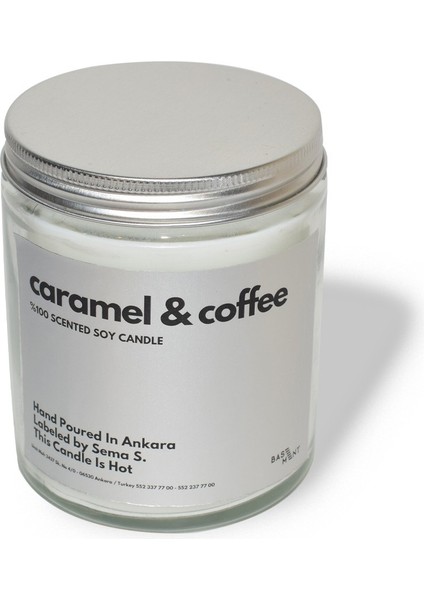 : Kokulu Soya Mum : 400 gr : Caramel & Coffee