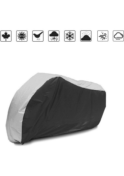 Arora Smart 50 x (Gri-Siyah) Motosiklet Brandası Arka Çanta Uyumlu Değildir