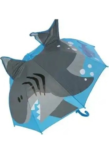 Köpek Balık Karakterli Figürlü Şemsiye Küçük Boy fiyatları