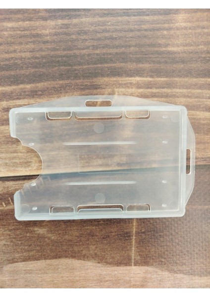 Yatay Dikey Çift Taraflı Şeffaf Kart Koruyucu