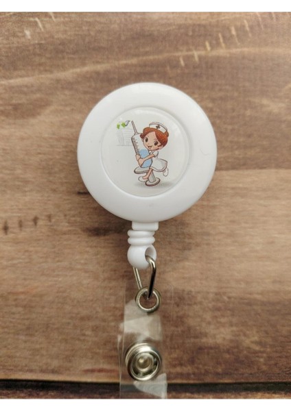 Hemşire Şırınga Yaka Kartlığı Yatay Dikey Kart Koruyucu modelleri