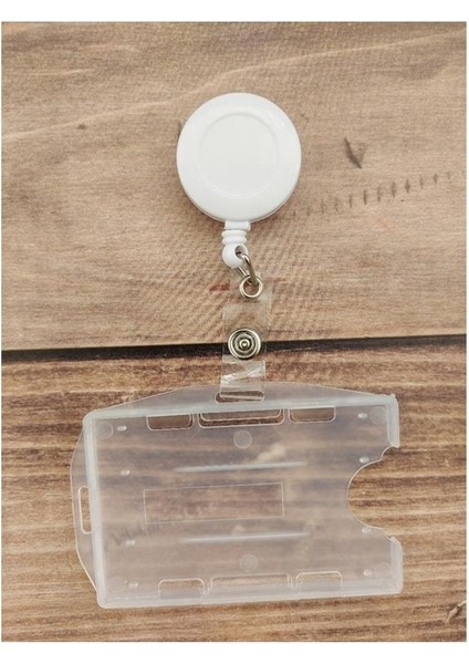 Beyaz Yoyo Yaka Kartlığı Yatay Dikey Kart Koruyucu fiyatları