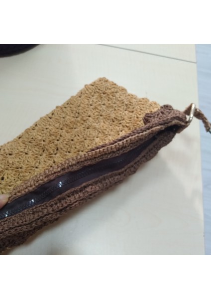Kadın El Örgüsü Clutch Çanta fiyatları