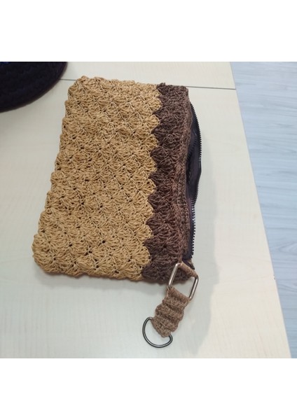 Kadın El Örgüsü Clutch Çanta modelleri