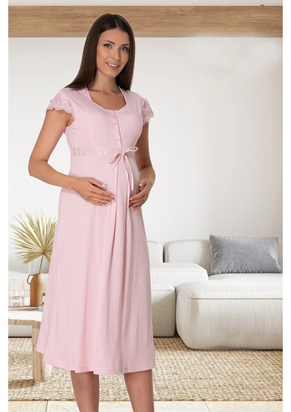 Lohusa Gecelik Pembe - 6013