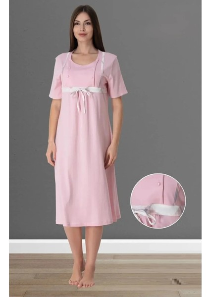 Lohusa Gecelik Pembe - 8043