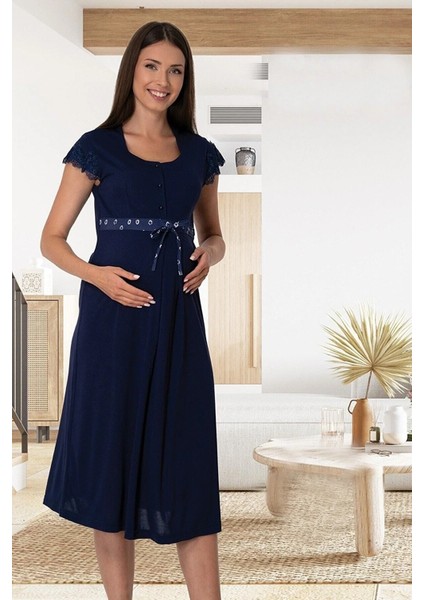 Lohusa Gecelik Lacivert - 6013