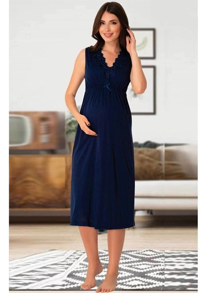 Lohusa Gecelik Lacivert - 8033