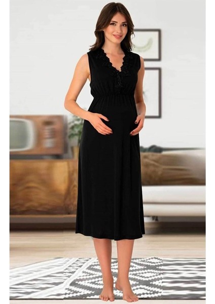 Lohusa Gecelik Siyah - 8033