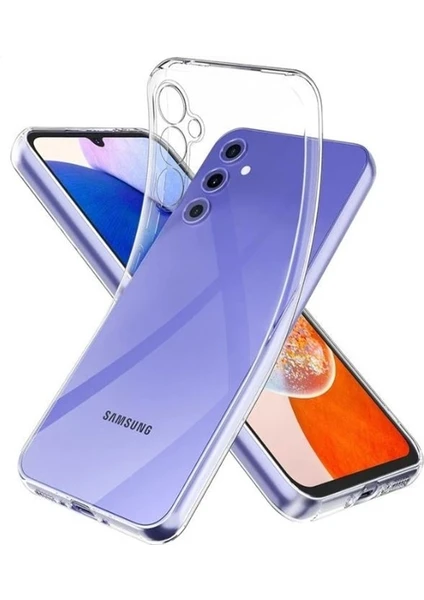 Samsung Galaxy A05S Kılıf Silikon Şeffaf + Ekran Koruyucu Nano