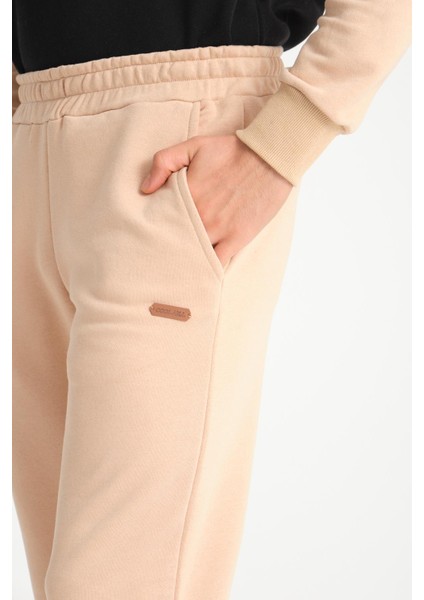 Bej Dikişli Cepli Erkek Eşofman Altı indirimleri