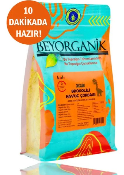 Beyorganik Organik Brokolili Havuç Çorbası