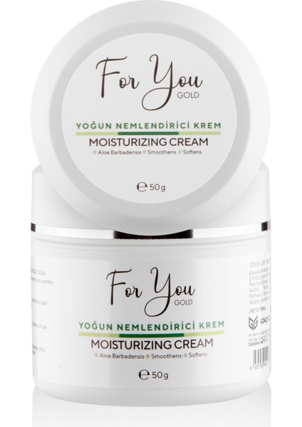 Yoğun Nemlendirici Su Bazlı Bakım Kremi (Aloe Vera & Hyaluronic Acid Moisturizing Cream 50ML)