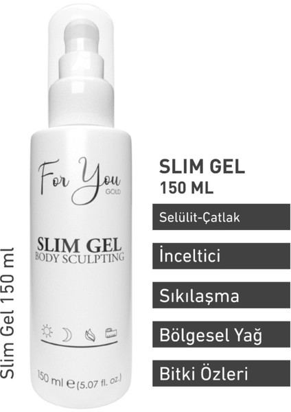 Slim Jel Inceltici-Sıkılaştırıcı-Toparlayıcı-Çatlak Karşıtı ve Selülit Kremi 150 Ml+At Kılı Fırçası