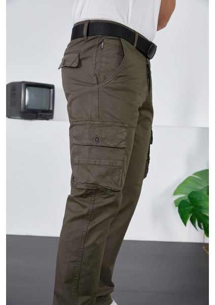 Kargo Pantolon Rahat Kesim Cepli Likralı Gabardin Kumaş Yeni Sezon indirimleri