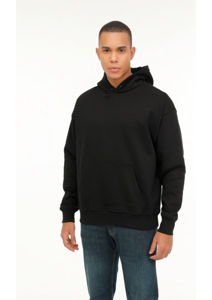 ml Ros 17HS109 3pr Siyah Erkek Sweatshirt