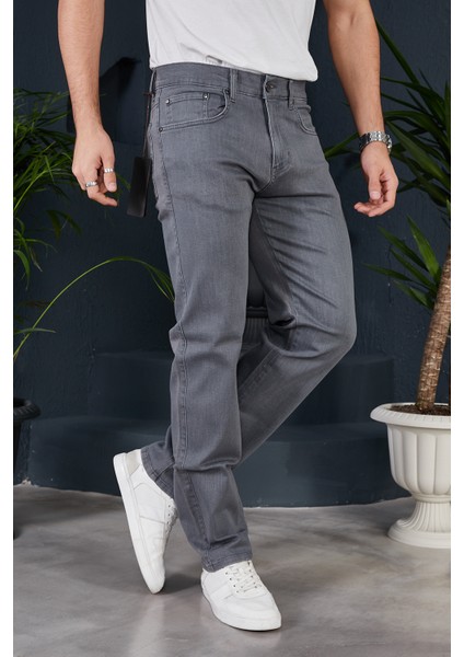Yüksek Bel Regular Fit Battal Boy Erkek Kot Pantolon Yeni Sezon