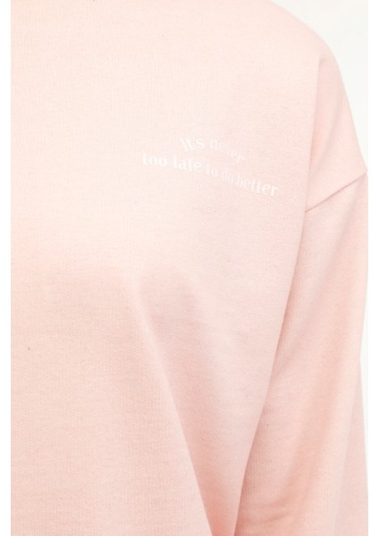 Wb Aura Bsc 16OV82 3pr Pembe Kadın Sweatshirt