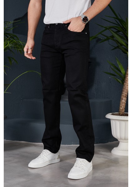 Yüksek Bel Regular Fit Battal Boy Erkek Kot Pantolon Yeni Sezon modelleri