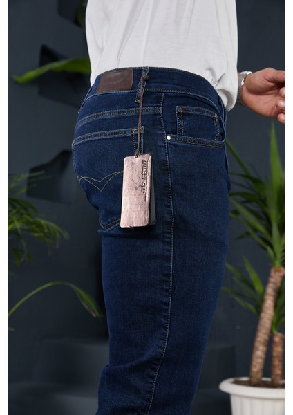 Yüksek Bel Regular Fit Battal Boy Erkek Kot Pantolon Yeni Sezon