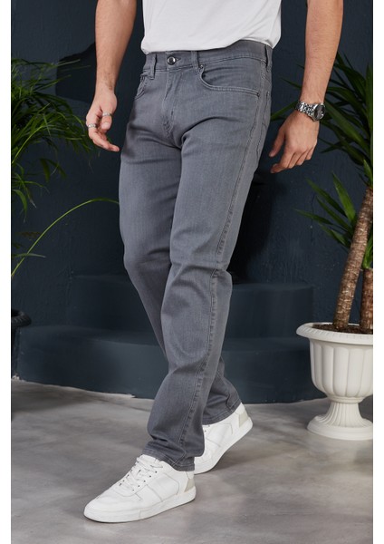 Yüksek Bel Regular Fit Battal Boy Erkek Kot Pantolon Yeni Sezon