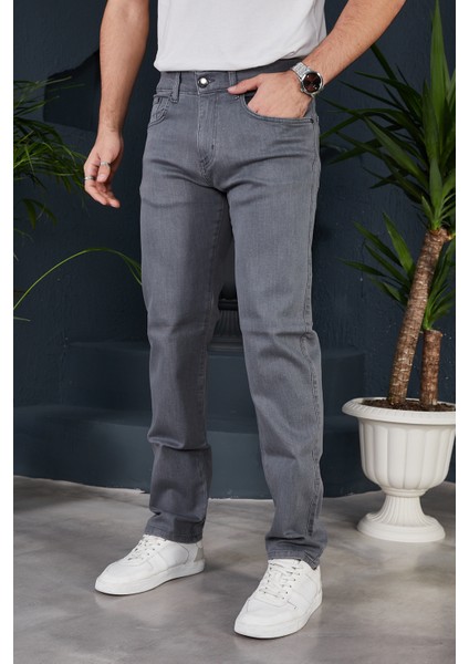 Yüksek Bel Regular Fit Battal Boy Erkek Kot Pantolon Yeni Sezon