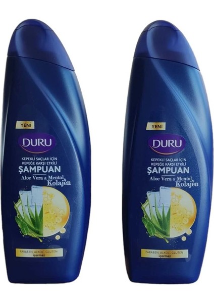 Aloe Vera & Mentol & Kepeğe Karşı Etkili Şampuan 700 ml x 3 Adet