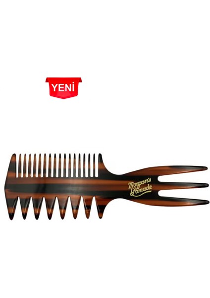 Three Way Afro Pomade Comb - 3 Kademeli Profesyonel Tarak