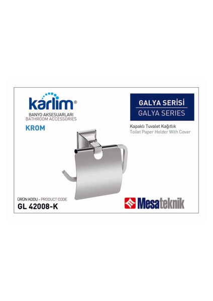 Galya Serisi Kapaklı Tuvalet Kağıtlık fiyatları