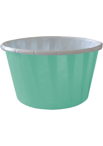 50'li Mint Yeşili Muffin Cupcake Kalıbı Kek Kapsülü Kek Kalıbı , Muffin Kek Kalıbı , Airfryer Uyumlu