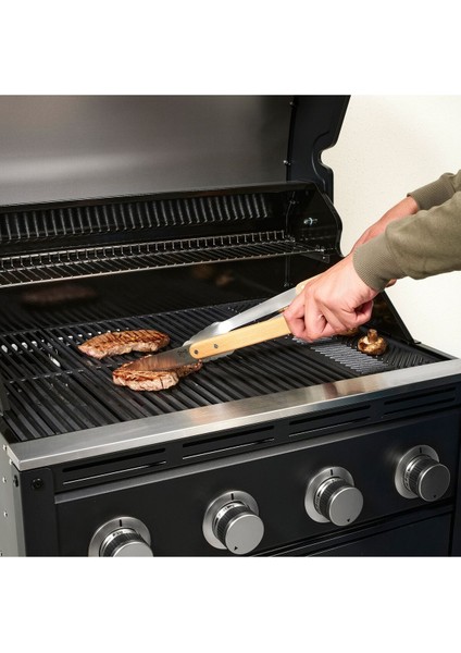 Grılltıder Barbekü Seti 3 Parça Barbekü Gereçleri Paslanmaz Çelik-Kayın fiyatları