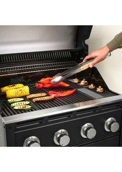 Grılltıder Barbekü Seti 3 Parça Barbekü Gereçleri Paslanmaz Çelik-Kayın fırsatları