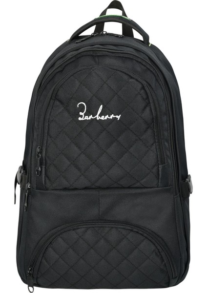 Nonni Çok Amaçlı Laptop Dizüstü Bilgisayar Bölmeli Sırt Çanta Siyah