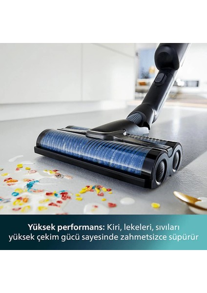 Aqua 3'ü 1 Arada Islak & Kuru Moplu, Kendi Kendini Temizleme Özellikli Ultra Premium Kablosuz Dikey Süpürge - Luciole Beyaz Lambader Hediye! modelleri