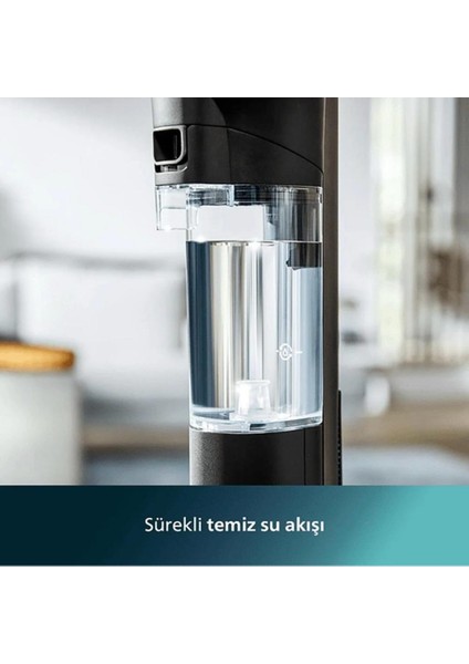 Trio Yeni Islak+Kuru ve Moplu, 25.2 V, 9000 Series, Kendi Kendini Temizleme Özellikli Dikey Süpürge - LUCİOLE BEYAZ LAMBADER HEDİYE!