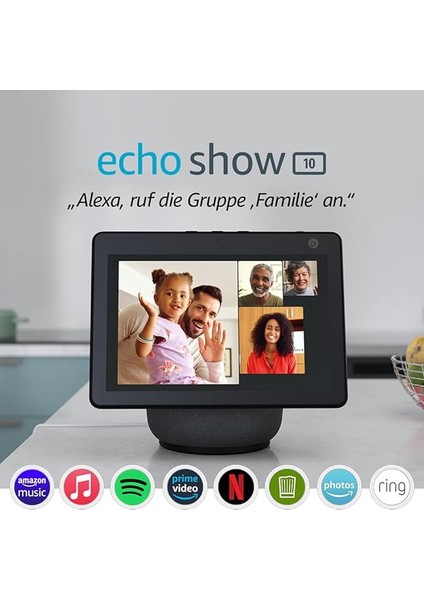 Echo Show 10 (3. Nesil) Alexa,akıllı Ekran, Hareket Fonksiyonlu