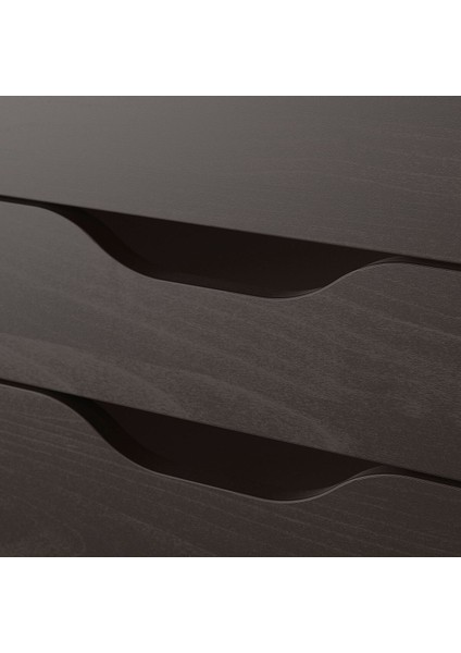 9 Çekmeceli Stoperli Çok Amaçlı Dolap, Şifonyer, 36X116 cm Venge Renk