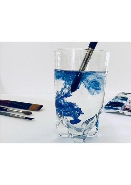 Yağlı Boya Seti Yardımcı Malzemeler 2 x 250 ml Terebentin Resim Keten Yağı + Fırça