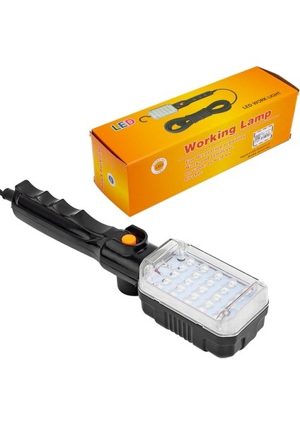 Powermaster PM-14323 Seyyar Çalışma Lambası 10 Metre Kablolu Araba Tamiri Benzeri Uygulamalara Uygun Fişli Seyyar Lamba