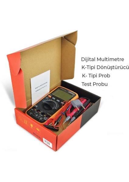 Powermaster VC97 Dijital Multimetre Sıcaklık Ölçümü Ac Dc Voltaj Akım Ölçüm Cihazı Aleti indirimleri