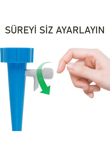 Çiçek Damlama Sulama Aparatı 16 Set Seti