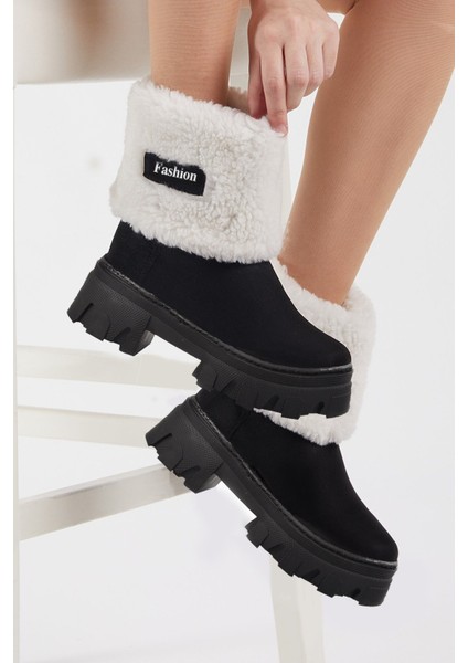 Kız Çocuk Süet Yünlü Rahat Kalıp Bot fırsatları