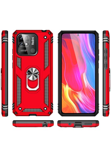 Xiaomi Poco C40 Uyumlu Kılıf Army Standart Koruma ve 5 Katmanlı Sağlamlık